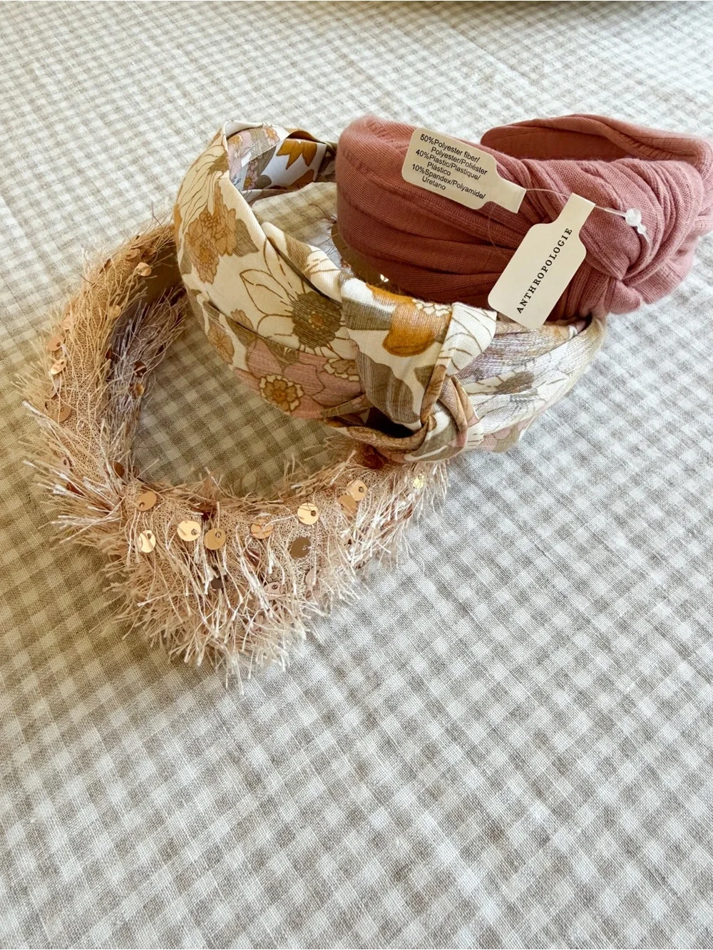 ✨Never Worn✨ Set Anthropologie Textured Knot Headbands